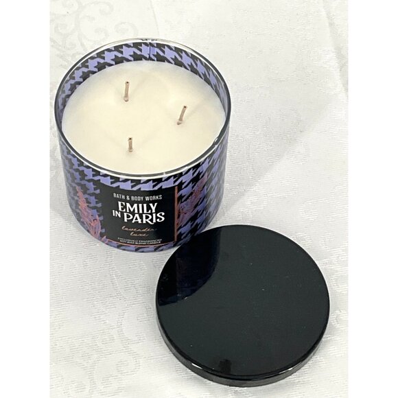 Emily In Paris Lavender Luxe 3-Wick Candle By Bath & Body Works 14.5 Oz - Picture 2 of 4